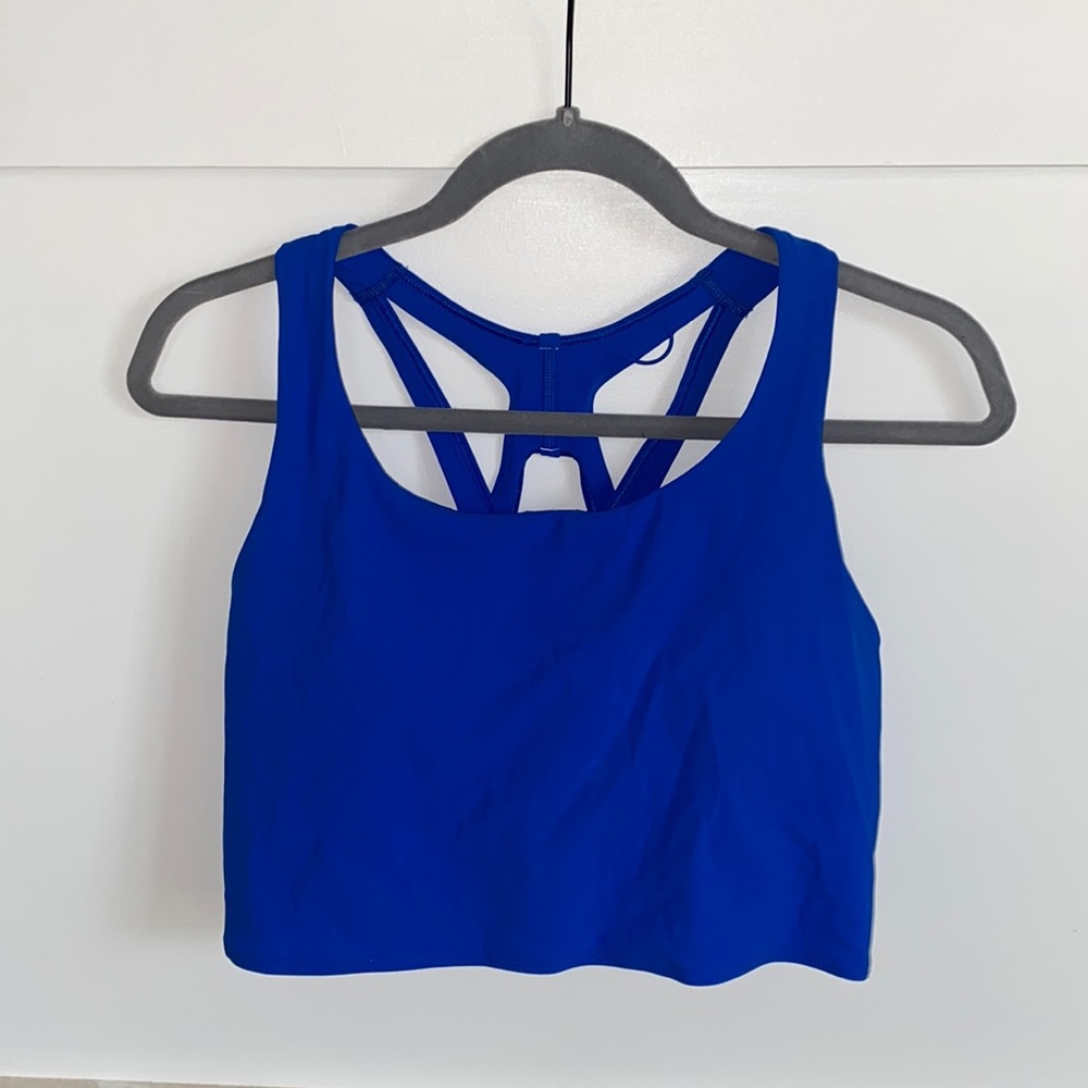 Lululemon stash it bra blue size 12